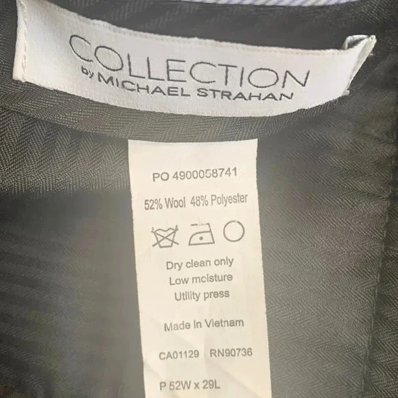 Michael Strahan Dress Pant Blue Size 52 x 29 NWT - Picture 6 of 10